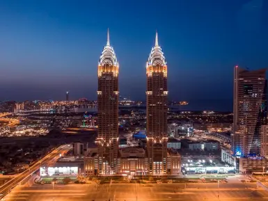تصاویر هوایی از دبی خالی از جمعیت