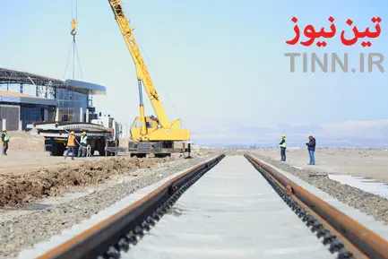 آغاز عملیات ریل گذاری راه آهن اردبیل - میانه
