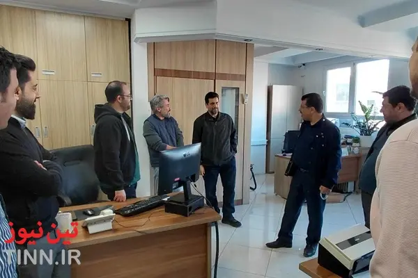 بازدید سبحان نظری از شرکت ترکیب حمل ونقل 