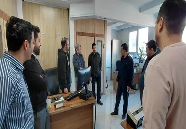 بازدید سبحان نظری از شرکت ترکیب حمل ونقل 