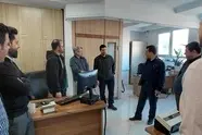 بازدید سبحان نظری از شرکت ترکیب حمل ونقل 