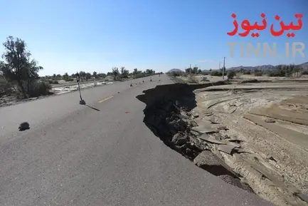 مناطق سیل زده جاسک