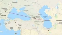 دریای خزر به دریای سیاه متصل می‌شود