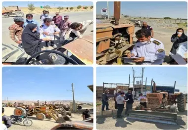 تسهیل فرایند شماره گذاری وسایل نقلیه کشاورزی در شهرستان کاشان
