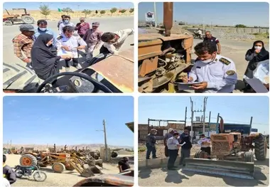 تسهیل فرایند شماره گذاری وسایل نقلیه کشاورزی در شهرستان کاشان
