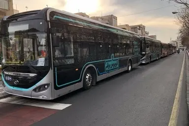 کاهش سن ناوگان اتوبوسرانی کرج با ورود اتوبوس های جدید