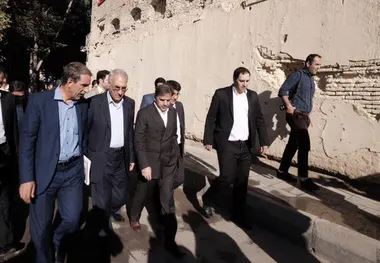 بازدید وزیر راه و شهرسازی از پیاده‌راه تاریخی چهارباغ اصفهان