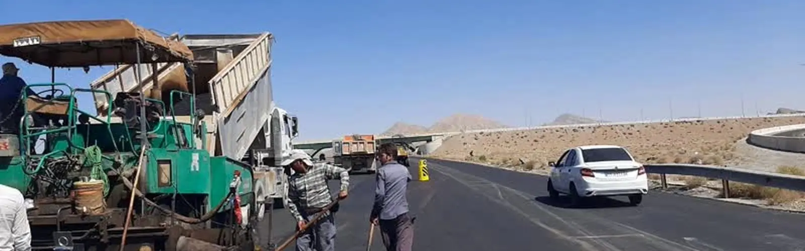 ۳۰ نقطه‌ حادثه دیده آزادراه کاشان نطنز اصفهان مرمت شد