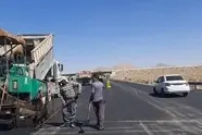 ۳۰ نقطه‌ حادثه دیده آزادراه کاشان نطنز اصفهان مرمت شد
