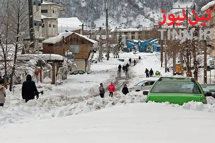 بارش برف در ارسباران،‌ بهشهر و لاهیجان