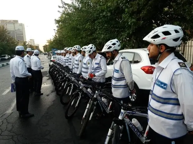 حضور پلیس دوچرخه‌سوار در ۴ منطقه پایتخت