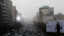 آسمان تهران غبارآلود می‌شود
