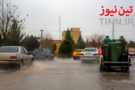 آب گرفتگی معابر در زاهدان