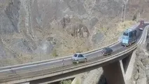 پل جاده نظامی سمنان در مسیر تکمیل