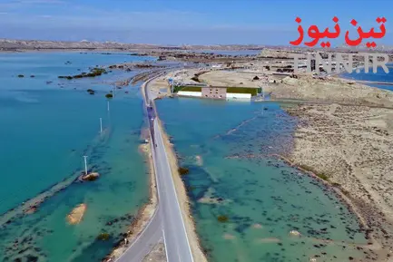 آبگرفتگی روستاهای طولا و رمچاه در جزیره قشم