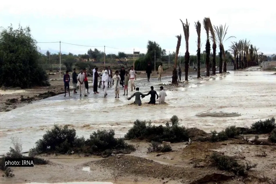 سیل شدید در سیستان‌وبلوچستان: بیش از ۳۵۰ روستا در محاصره سیلاب
