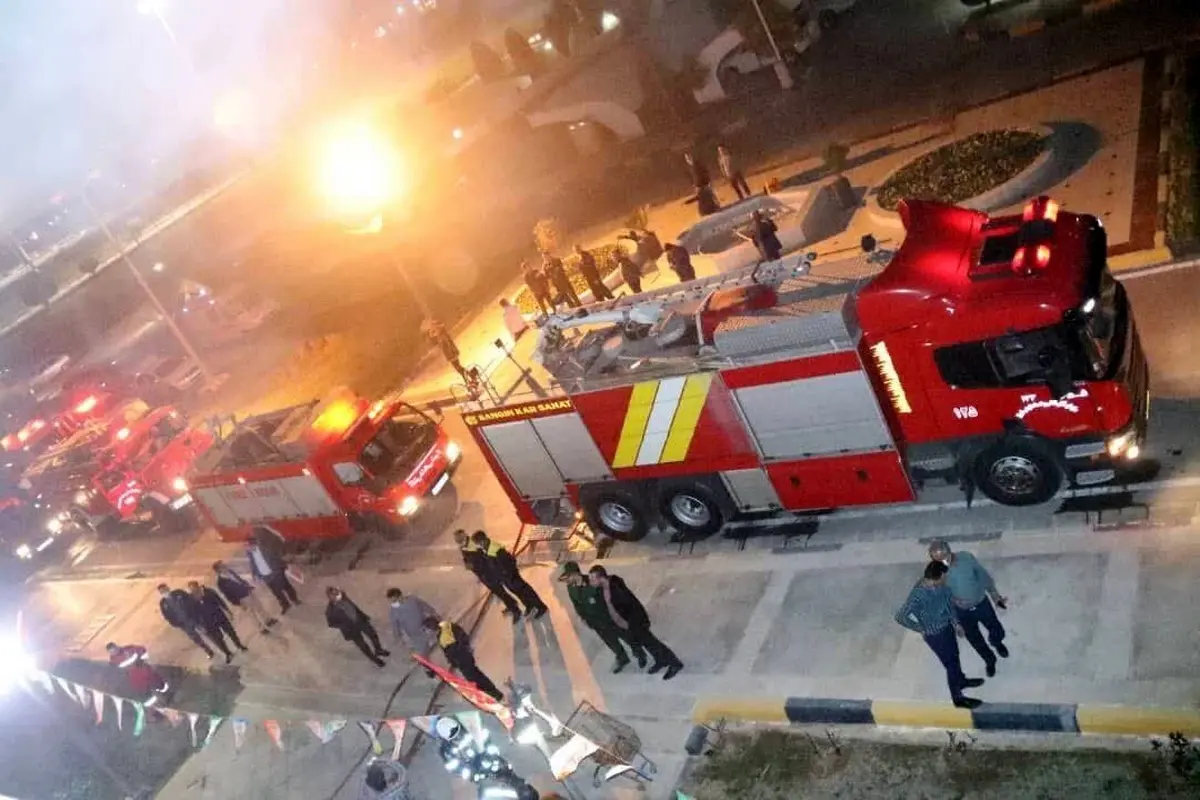 آتش‌ سوزی انبار سازمان هواپیمایی کشوری مهار شد