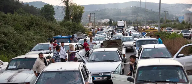
ترافیک سنگین در مرز های مهران، چذابه، شلمچه
