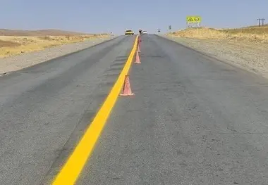 خط کشی ۷۰۰ کیلومتر از محورهای مواصلاتی در محورهای مواصلاتی تمرچین