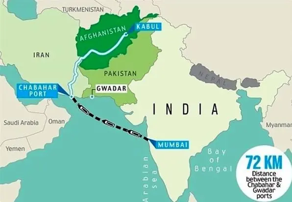 ورود اولین محموله صادراتی افغانستان از چابهار به هند