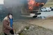 حادثه مرگبار در گردنه زاغه؛ سوختن راننده و دو شاگرد کامیون