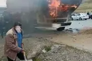 حادثه مرگبار در گردنه زاغه؛ سوختن راننده و دو شاگرد کامیون