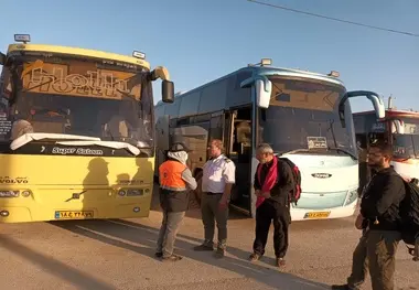 بازگشت ۱۰هزار زائر اربعین با  ناوگان حمل و نقل جاده ای به قزوین 
