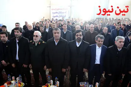 آغاز عملیات ریل گذاری راه آهن اردبیل - میانه