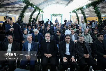 گزارش تصویری آیین آغاز عملیات اجرایی پروژه احداث خط ۸ مترو تهران (7)