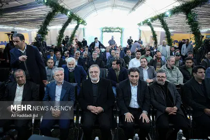 گزارش تصویری آیین آغاز عملیات اجرایی پروژه احداث خط ۸ مترو تهران (7)