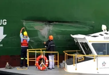 آبراه جدید کانال پاناما اولین حادثه را تجربه کرد