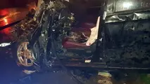 تصادف سه خودرو در اتوبان جلال آل احمد