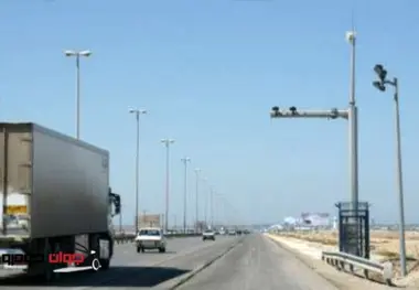 حجم تردد وسایل نقلیه در جاده های هرمزگان در تیر ماه1396