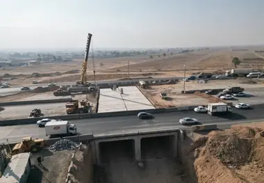 پیشرفت ۸۰ درصدی احداث زیرگذر کوی راه حق در محور اصفهان بهارستان 
