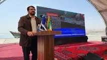 آغاز بهره برداری از دو دستگاه مکنده ۳۰۰ تنی در بندر شهید رجایی