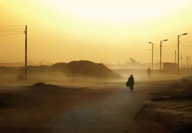 طوفان شن در سیستان و بلوچستان 680 نفر را به بیمارستان فرستاد + عکس