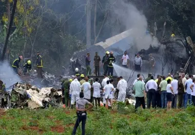 سقوط هواپیمای مسافربری در پایتخت کوبا