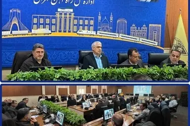 نشست ویژه راه‌ آهن تهران برای ارتقاء ایمنی پس از حادثه خروج قطار مسافری‌