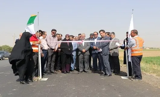 افتتاح طرح روکش آسفالت محور اسدآباد در همدان

