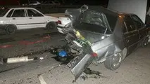 برخورد شدید پژو 405 و پرشیا دو مصدوم بر جا گذاشت
