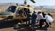 اورژانس  هوایی زنجان ناجی دو جوان تصادفی در طارم علیا شدند