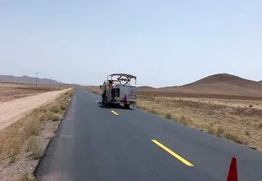 ۵۸۵ کیلومتر خط کشی در راه‌ های شهرستان همدان 