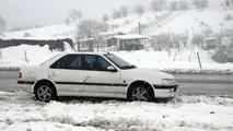 بارش برف و باران در جاده‌های ۲۰ استان کشور