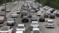ترافیک سنگین در وضعیت هشدار کرونایی پایتخت