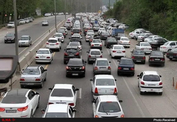 ترافیک سنگین در وضعیت هشدار کرونایی پایتخت