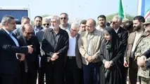 گزارش تصویری | عملیات اجرایی ۱۱۰ واحد مسکونی در جزیره بوموسی و بازدید وزیر راه از فرودگاه و مرجع دریایی بندر بوموسی
