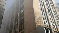 تخلیه ساختمان وزارت نیرو در پی آتش سوزی
