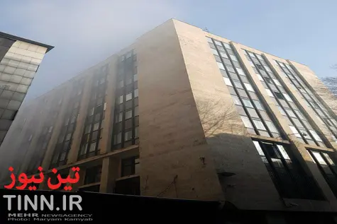 تخلیه ساختمان وزارت نیرو در پی آتش سوزی
