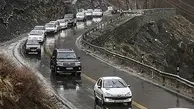  بارش برف و باران در جاده‌ های ۱۱ استان/ ترافیک در ۳ محور مواصلاتی