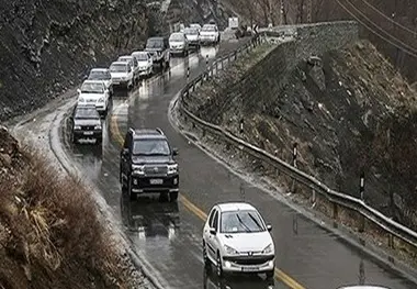  بارش برف و باران در جاده‌ های ۱۱ استان/ ترافیک در ۳ محور مواصلاتی